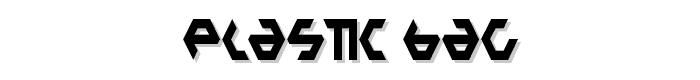 Plastic Bag font